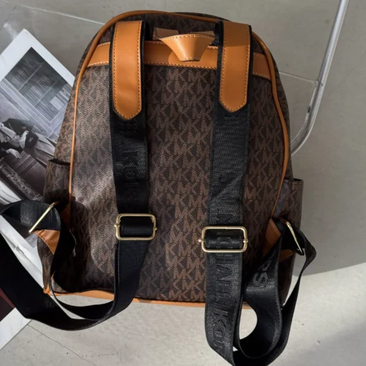 Рюкзак Michael Kors Bex коричневий + рижий