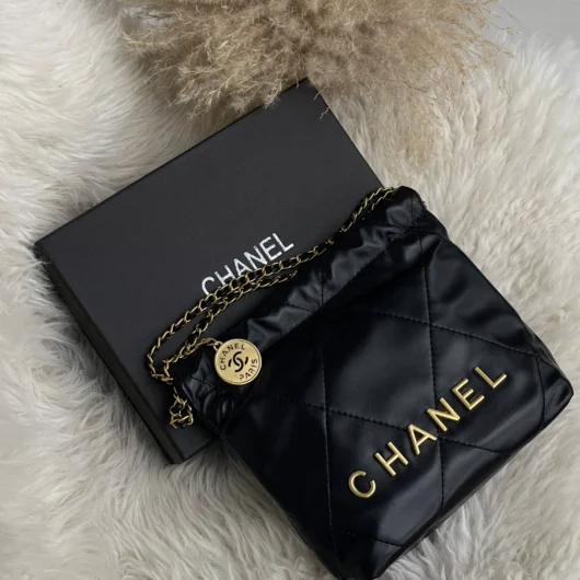 Жіноча сумка Chanel 22 Mini Handbag чорний