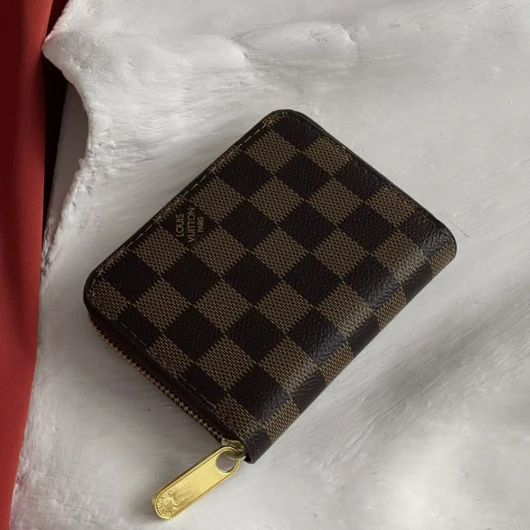 Гаманець LV міні коричневий клітка