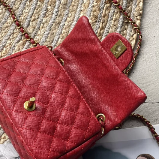 Сумка жіноча Chanel міні — ЛЮКСОВА ЯКІСТЬ червоний