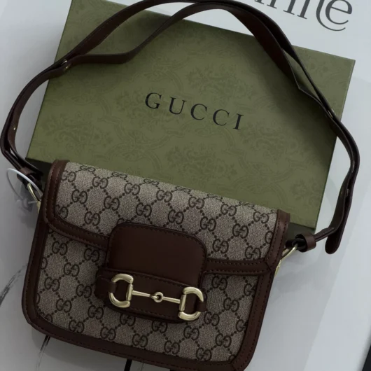 Gucci Horsebit 1955 mini коричневий
