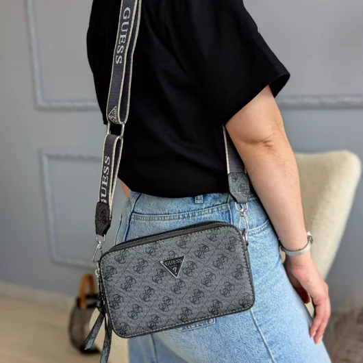 Сумка Guess 4G темно сірий