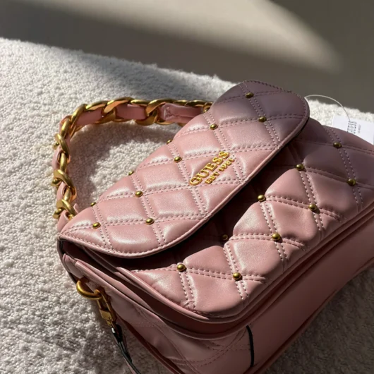 Сумка Guess Triana Flap Shoulder рожевий