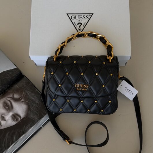 Сумка Guess Triana Flap Shoulder чорний