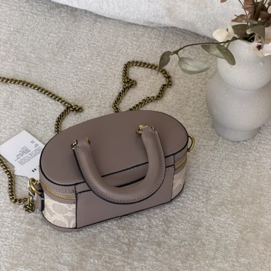 Сумка Coach Trail Crossbody 17 молочно-бежевий