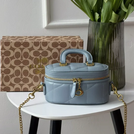 Сумка Coach Trail Crossbody 17 блакитний
