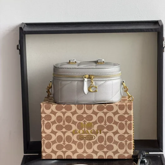 Сумка Coach Trail Crossbody 17 сріблястий