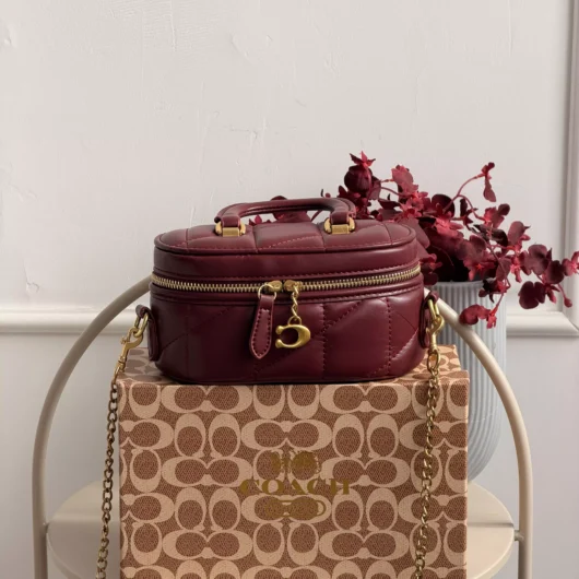 Сумка Coach Trail Crossbody 17 бордовий