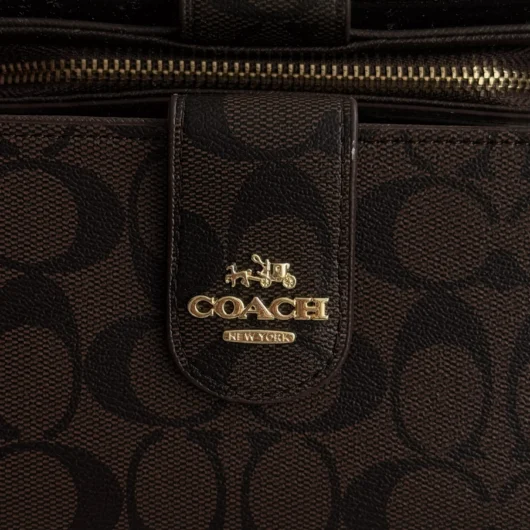 Гаманець Coach книжка LUX якість шоколадній