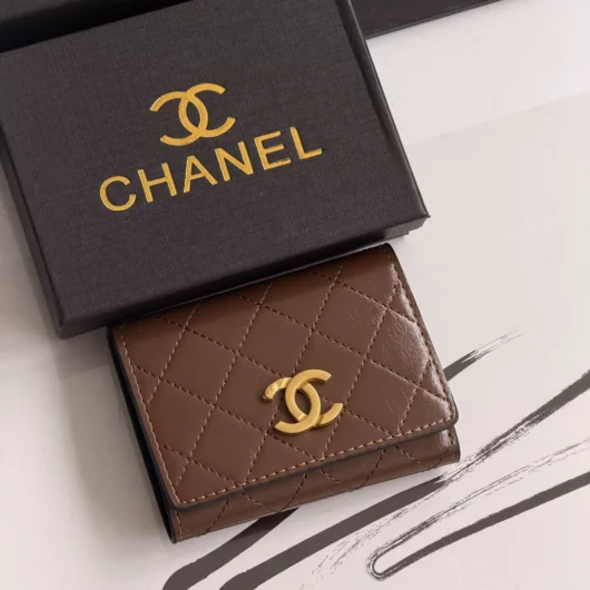 Гаманець Chanel mini шоколадний