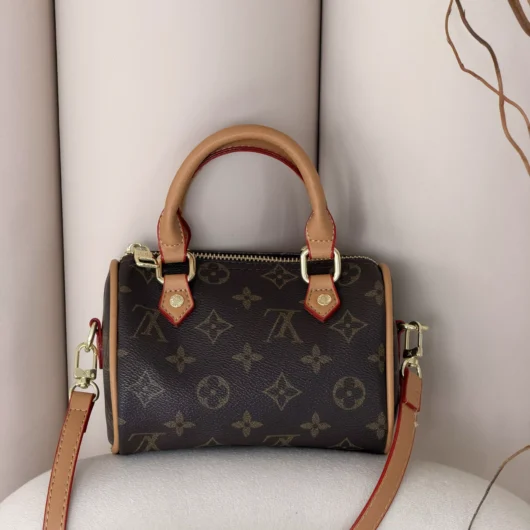 Сумка Louis Vuitton Nano Speedy mini коричневий