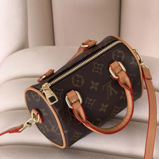 Сумка Louis Vuitton Nano Speedy mini коричневий