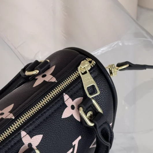 Сумка Louis Vuitton Nano Speedy mini чорний монограм