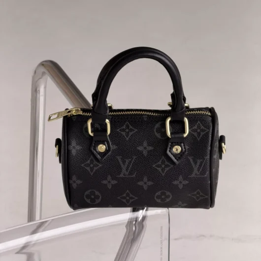 Сумка Louis Vuitton Nano Speedy mini чорний