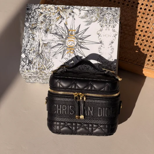 Сумка Christian Dior Small Dior Travel Vanity Case чорний