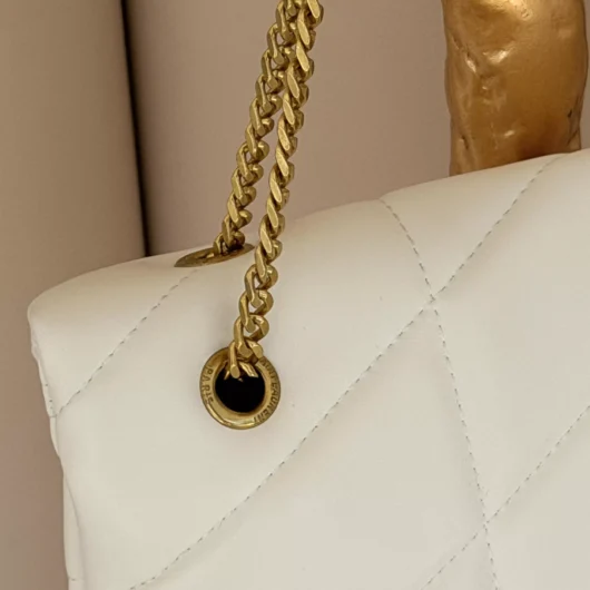 Сумка Yves Saint Laurent Loulou Puffer Medium білий