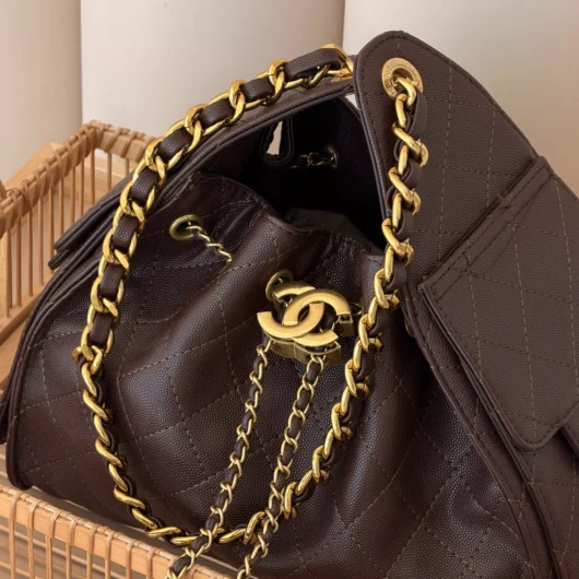 Сумка жіноча Chanel 25 Small Handbag шоколадний