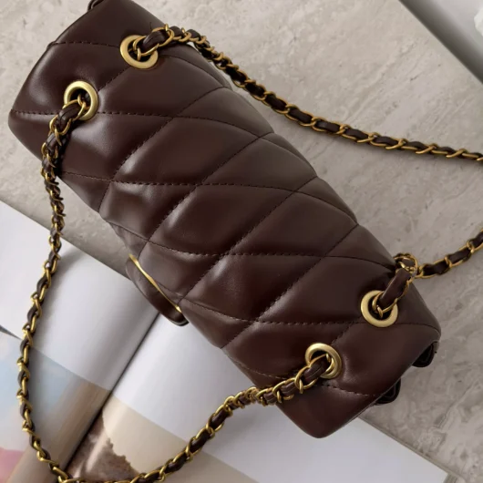 Сумка Coach Tabby Shoulder Bag 26 мат шоколадний