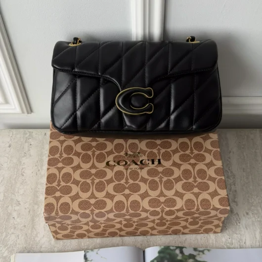 Сумка Coach Tabby Shoulder Bag 26 мат чорний