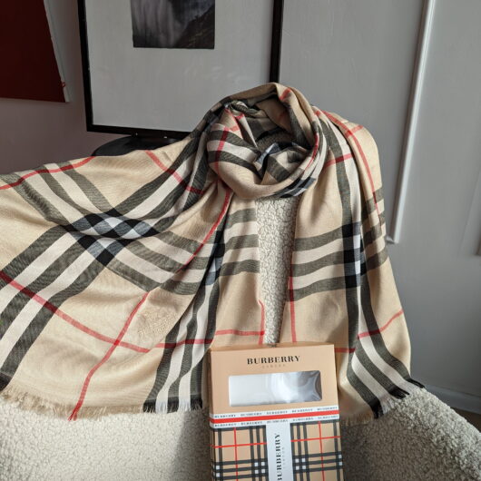 ПАЛАНТИН ШАРФ DIOR Burberry London бежевий
