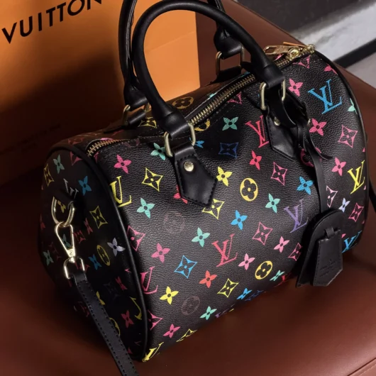 Сумка Louis Vuitton Speedy 25 чорний моногам