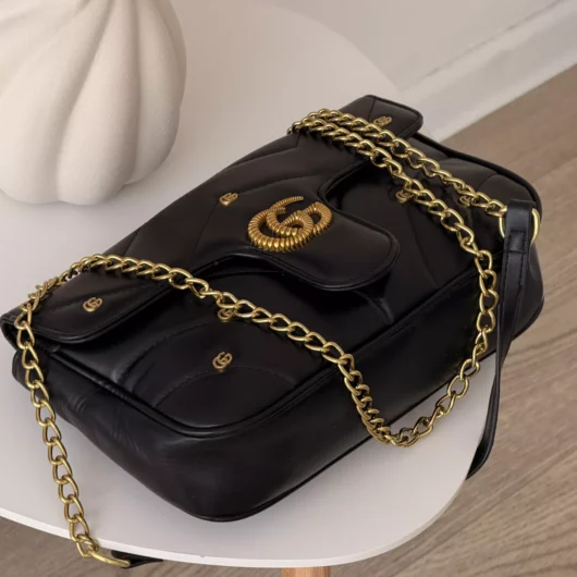 Сумка Gucci GG Marmont Small shoulder bag чорний