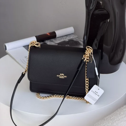Сумка Coach Mini Klare Crossbody in Signature Canvas чорний класичний