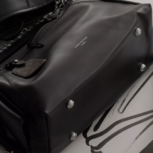 Сумка Louis Vuitton CarryAll Cargo Vibe PM LUX чорний срібло