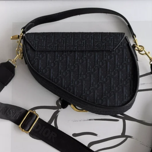 Жіноча сумка Dior Saddle Bag чорний