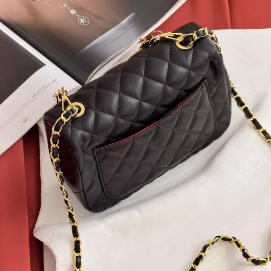Сумка Chanel Letter Logo Top Handle Flap Wallet on Chain чорний
