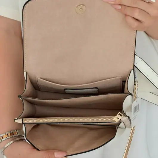 Сумка Coach Mini Klare Crossbody in Signature Canvas пудровий