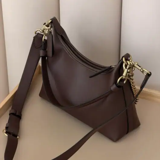 Сумка Coach Juliet Shoulder Classic Bag 25 Premium шоколад + золото
