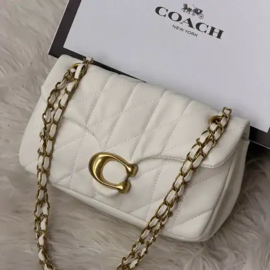 Сумка Coach Tabby Shoulder Bag 26 білий