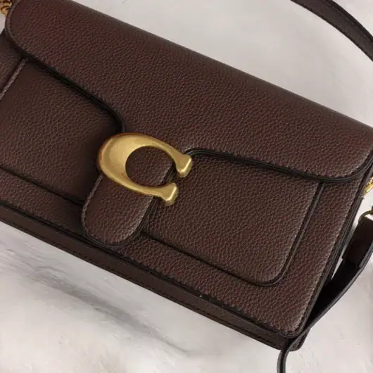 Сумка Coach Tabby Black еко шоколадний
