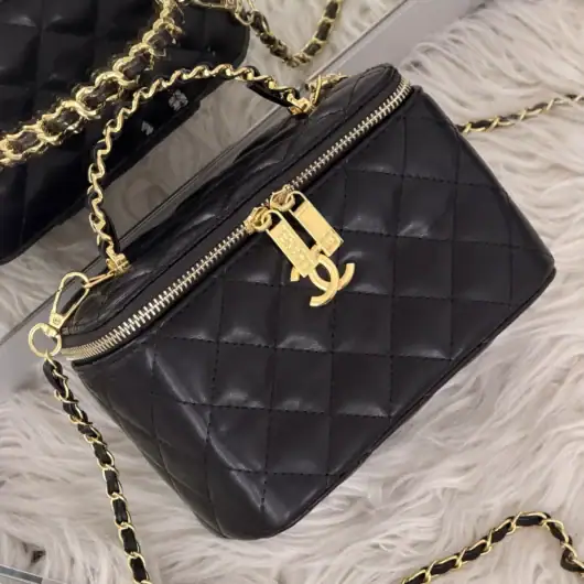 Сумка Chanel Vanity Lux Case with Mirror чорний