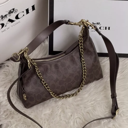 Сумка Coach Juliet Shoulder Bag 25 Small Premium шоколад
