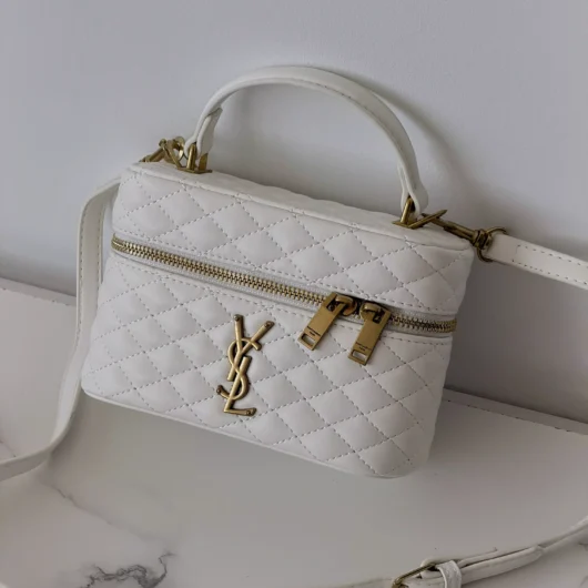 Сумка Yves Saint Laurent Gaby Vanity Bag Matt білий