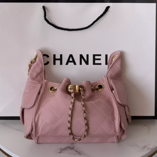 Сумка жіноча Chanel 22 mini Handbag рожевий