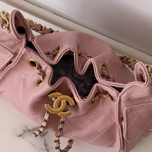 Сумка жіноча Chanel 22 mini Handbag рожевий