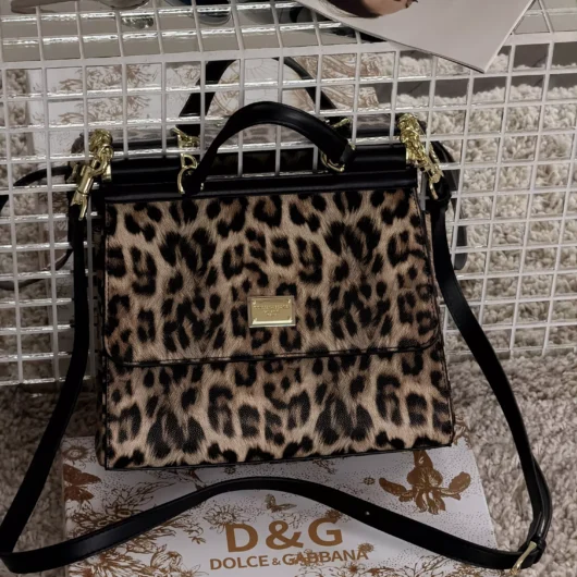 Сумка Dolce&Gabbana Sicily  — Premium леопард 26cm