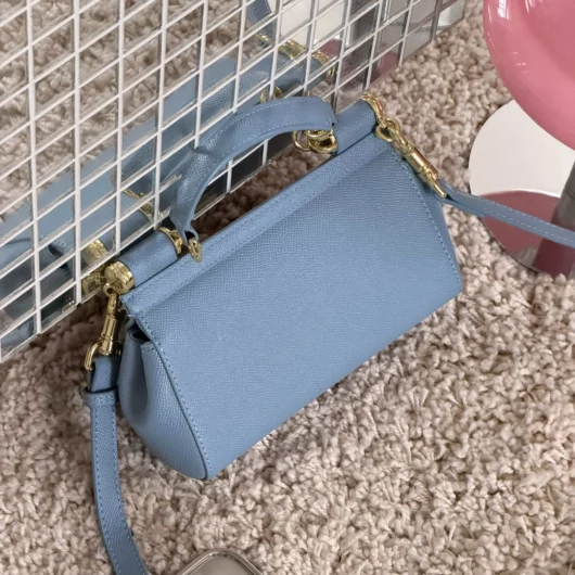 Сумка Dolce&Gabbana Sicily  — Premium блакитний 19cm