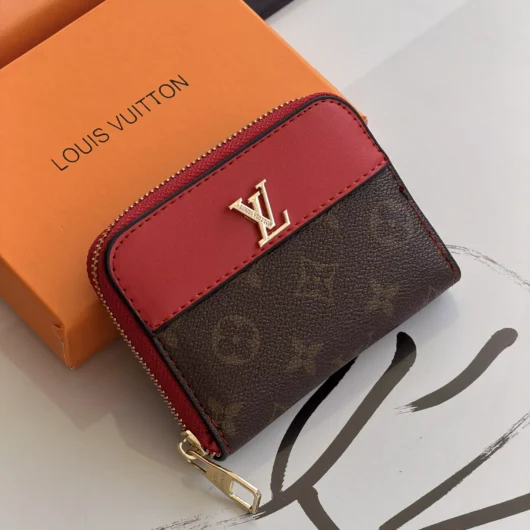 Маленький жіночій гаманець Louis Vuitton червоний
