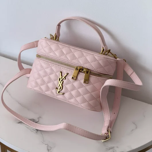 Сумка Yves Saint Laurent Gaby Vanity Bag Matt рожевий