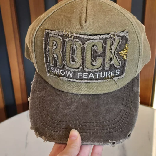 Унісекс кепка ROCK бежева