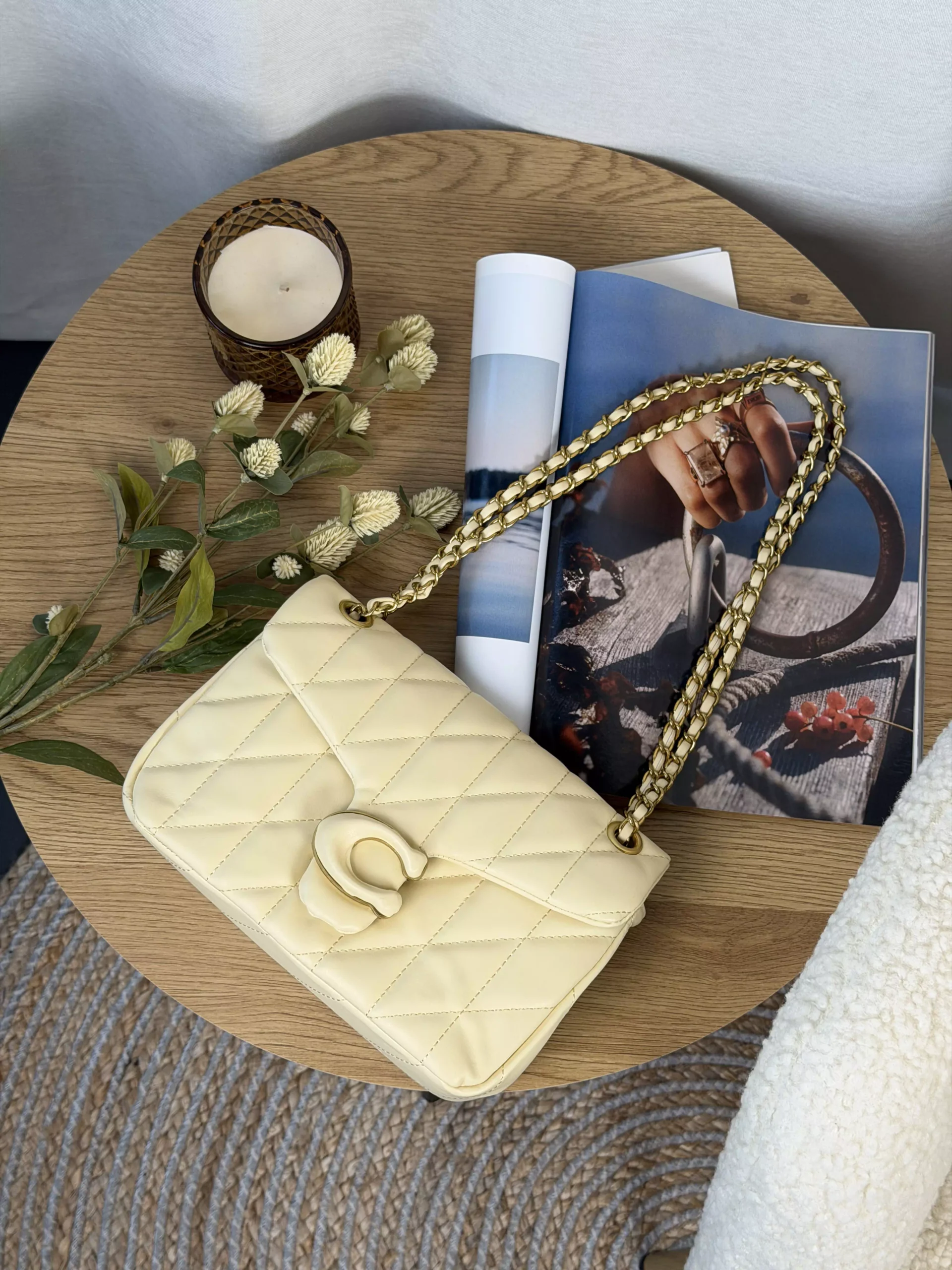 Жіноча сумка Coach Tabby Shoulder Bag 26 Pastel лимонний — изображение 2