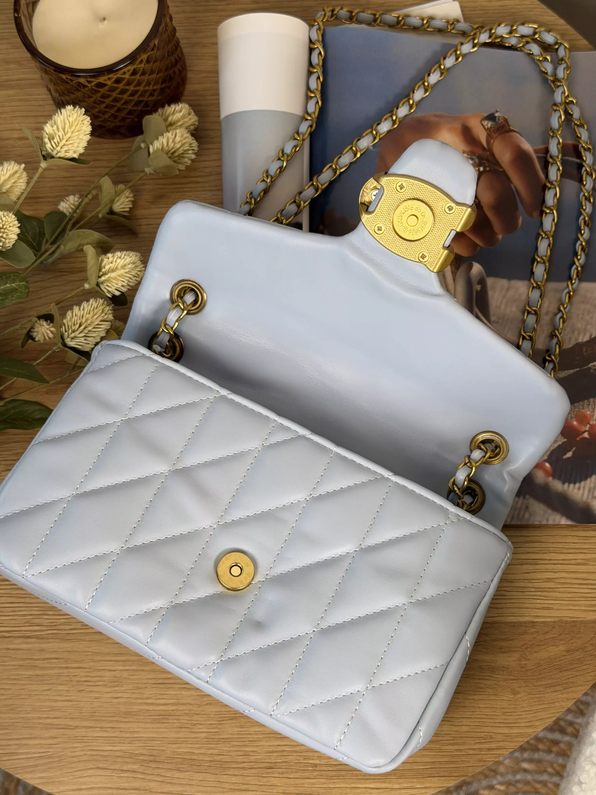 Жіноча сумка Coach Tabby Shoulder Bag 26 Pastel блакитний — изображение 4