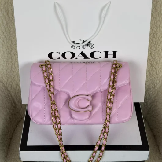 Жіноча сумка Coach Tabby Shoulder Bag 26 Pastel рожевий