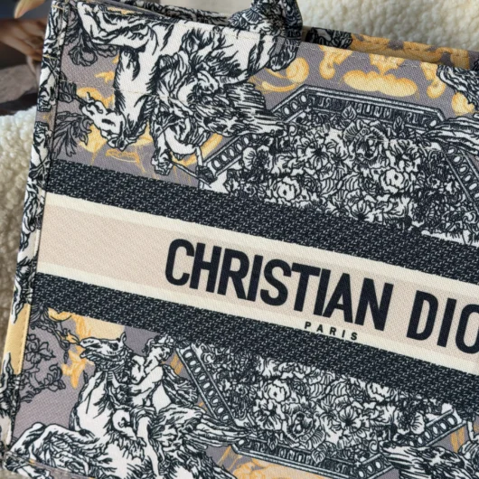 Шопер Christian Dior Book Tote Pegasus сірий