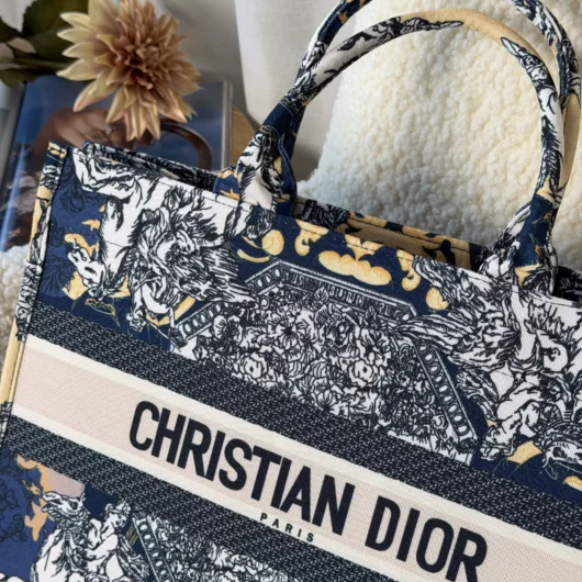 Шопер Christian Dior Book Tote Pegasus синій