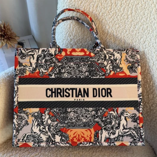 Шопер Christian Dior Book Tote Pegasus червоний